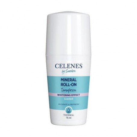 Термальный роликовый дезодорант Celenes Thermal Mineral Roll-On Hydrate &amp Refresh Tannforsen с осветляющим эффектом, унисекс,