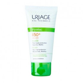 Солнцезащитный флюид для лица Uriage Hyseac SPF 50+ Fluid для жирной и комбинированной кожи, 50 мл