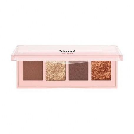 Палетка теней для век Pupa Vamp! Palette 4 Ombretti, 02 Gold Bronze, 5.2 г