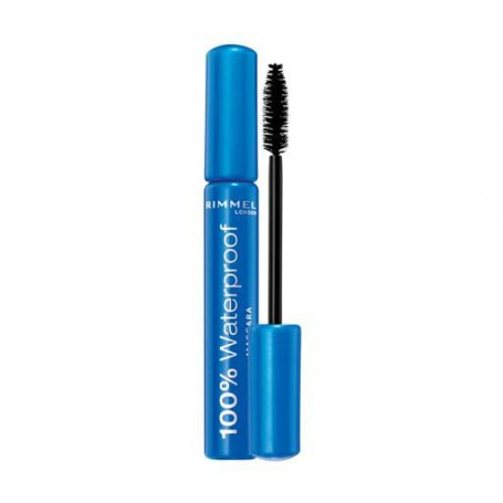 Водостойкая тушь для ресниц Rimmel 100% Waterproof Mascara Black, 8 мл