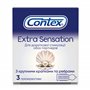 Презервативы Contex Extra Sensation с крупными точками и ребрами, 3 шт