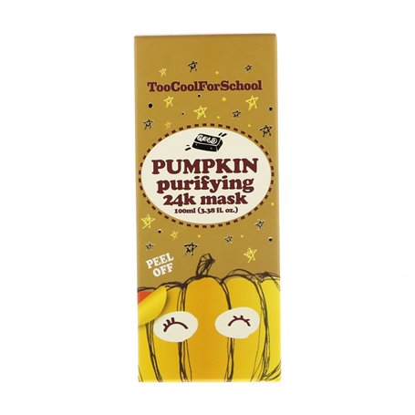 Маска-пленка для лица Too Cool For School Pumpkin Purifying 24K с экстрактом тыквы, 100 мл